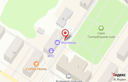 Продовольственный магазин Сполохи на карте
