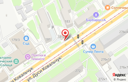 Белая Роза в Новосибирске на карте