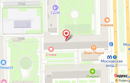 Мини-отель Какаду в Санкт-Петербурге на карте