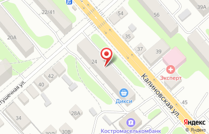 Торговая компания Престиж на Калиновской улице на карте
