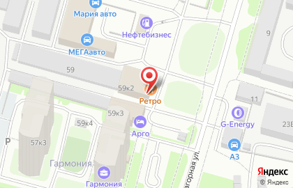 Столовая Левый берег на улице Гайдара на карте