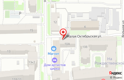 Магнит в Кировском районе на карте