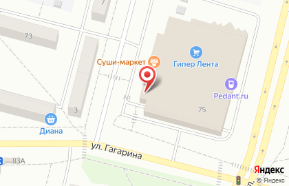 Компания по доставке и продаже суши Суши-Маркет в Центральном районе на карте