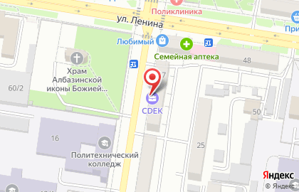 Продуктовый магазин Эльф на улице Чайковского на карте