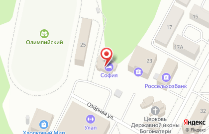 Кафе София на Советской улице на карте