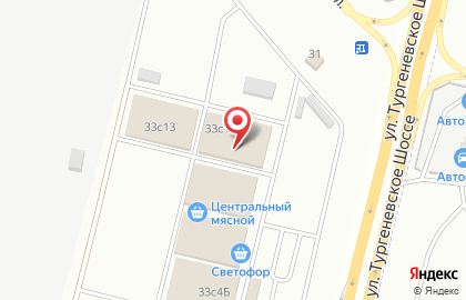 Блочный завод на Тургеневском шоссе на карте