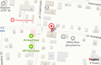 Мои документы на улице Комарова на карте