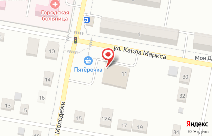 Магазин Пятёрочка в Екатеринбурге на карте