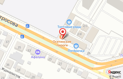 Киоск фастфудной продукции Гирос на улице Матросова на карте