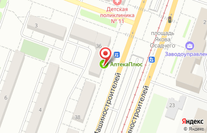 Магазин овощей и фруктов Ташкент на улице Машиностроителей на карте