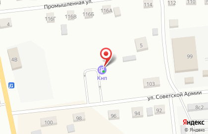 СТО КНП на улице Советской Армии на карте
