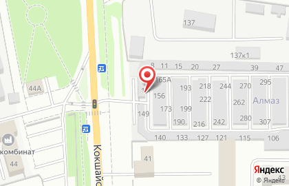 Гаражный кооператив Алмаз в Кокшайском проезде на карте
