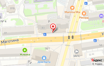 Фирменный магазин Ермолино в Кургане на карте