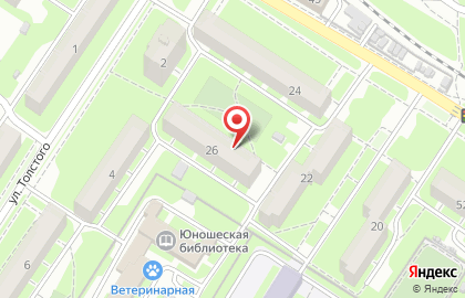 Городская стоматологическая поликлиника на Пролетарской улице на карте