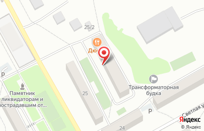Магазин Огонёк на улице микрорайона на карте