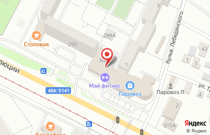 Медицинский центр Деломедика на улице Октябрьской революции на карте
