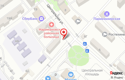 Страховая медицинская компания СОГАЗ-Мед на Центральной улице на карте