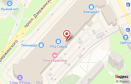 Ресторан Subway на проспекте Дзержинского на карте