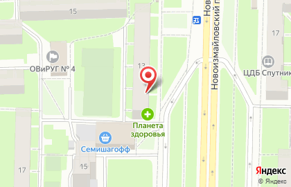 Магазин цветов в Санкт-Петербурге на карте