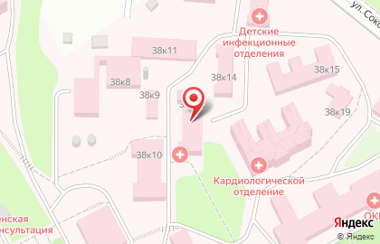 ПГКБ на улице Кирова на карте