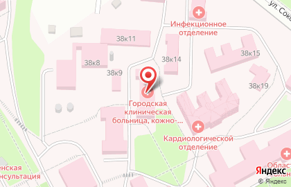 ПГКБ на улице Кирова на карте