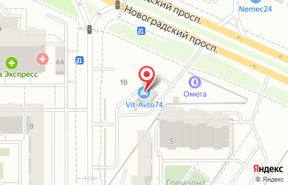 Автосервис по ремонту иномарок, ВАЗ, ГАЗ в Центральном районе на карте