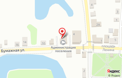 Пгт. Полотняный Завод Поселковая управа городского поселения на карте