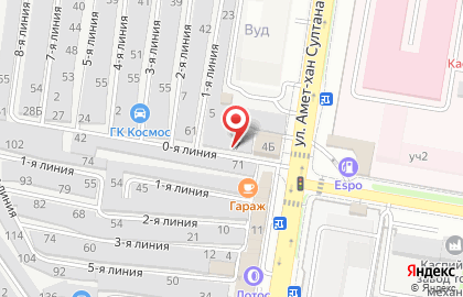 Автомагазин Престиж на проспекте Амет-Хана Султана на карте