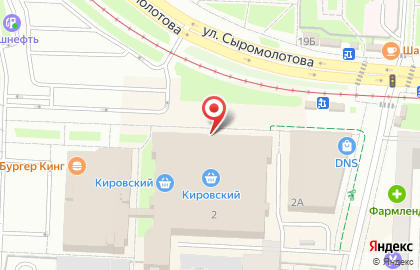 Сеть линзоматов Оптиктория на Сиреневом бульваре на карте