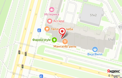 Семейный ресторан Мангал & Гриль в Приморском районе на карте