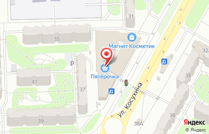 Магазин Мясной дворик в Центральном округе на карте