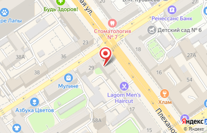 Магазин Мир часов на Плехановской улице на карте