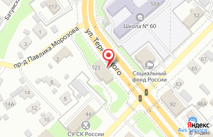 Бухгалтерская компания в Первомайском районе на карте