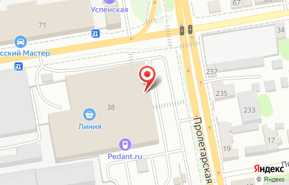 Тамбовская Оконная Компания на Пролетарской улице на карте