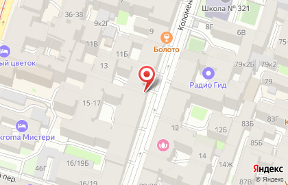 Салон оптики Лорнет на Коломенской улице на карте