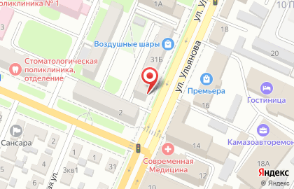 Интернет-магазин ТехноСтимул на улице Ульянова на карте