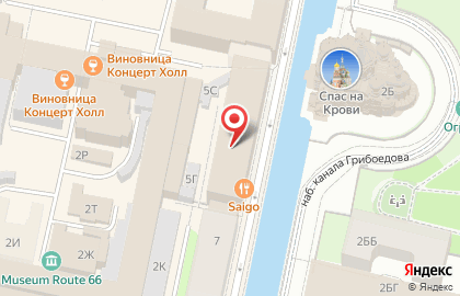 Алеф на Невском проспекте на карте