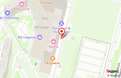 Аптека Апрель на ​Яхтенной на карте