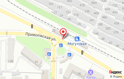Киоск по продаже фастфудной продукции на Приволжской улице на карте