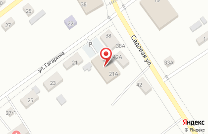 Мини-маркет Пятёрочка на улице Гагарина на карте