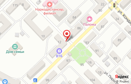 ЗАО Банк ВТБ 24 на Зои Космодемьянской на карте