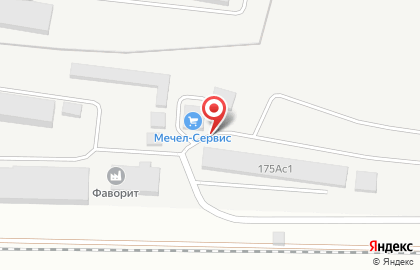 Мечел-Сервис в Октябрьском районе на карте
