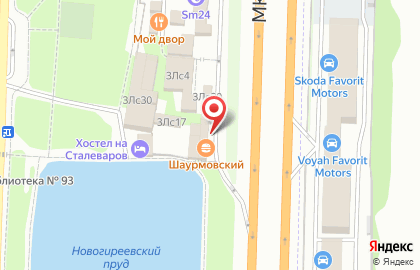 Шаурмовский на карте