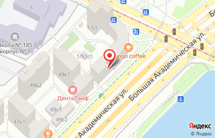Subway на улице Михалковская на карте