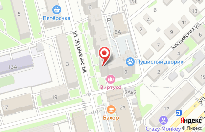 Магазин разливных напитков Пивоман на улице Журналистов на карте