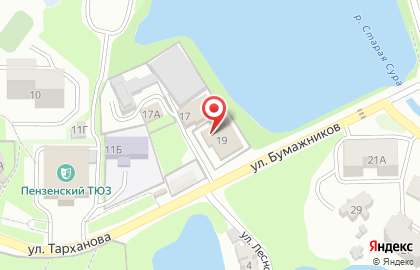 Стиль на Парковой улице на карте