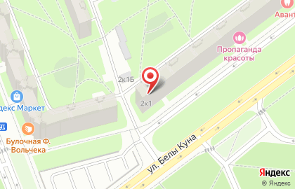 Магазин овощей и фруктов в Фрунзенском районе на карте