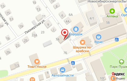 Тогучинское районное общество охотников и рыболовов на карте