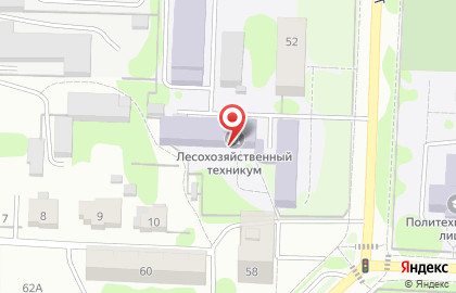 Марийский лесохозяйственный техникум на улице Карла Либкнехта на карте