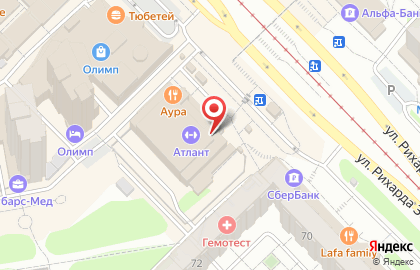 Цветочный магазин на улице Рихарда Зорге на карте
